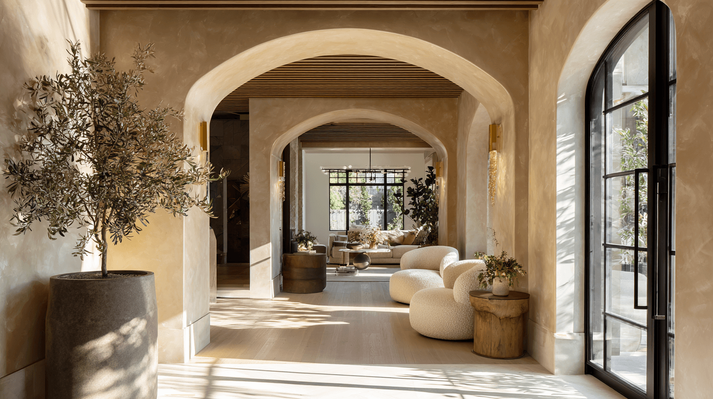 Living room interior designed by Lucid Motif Designs